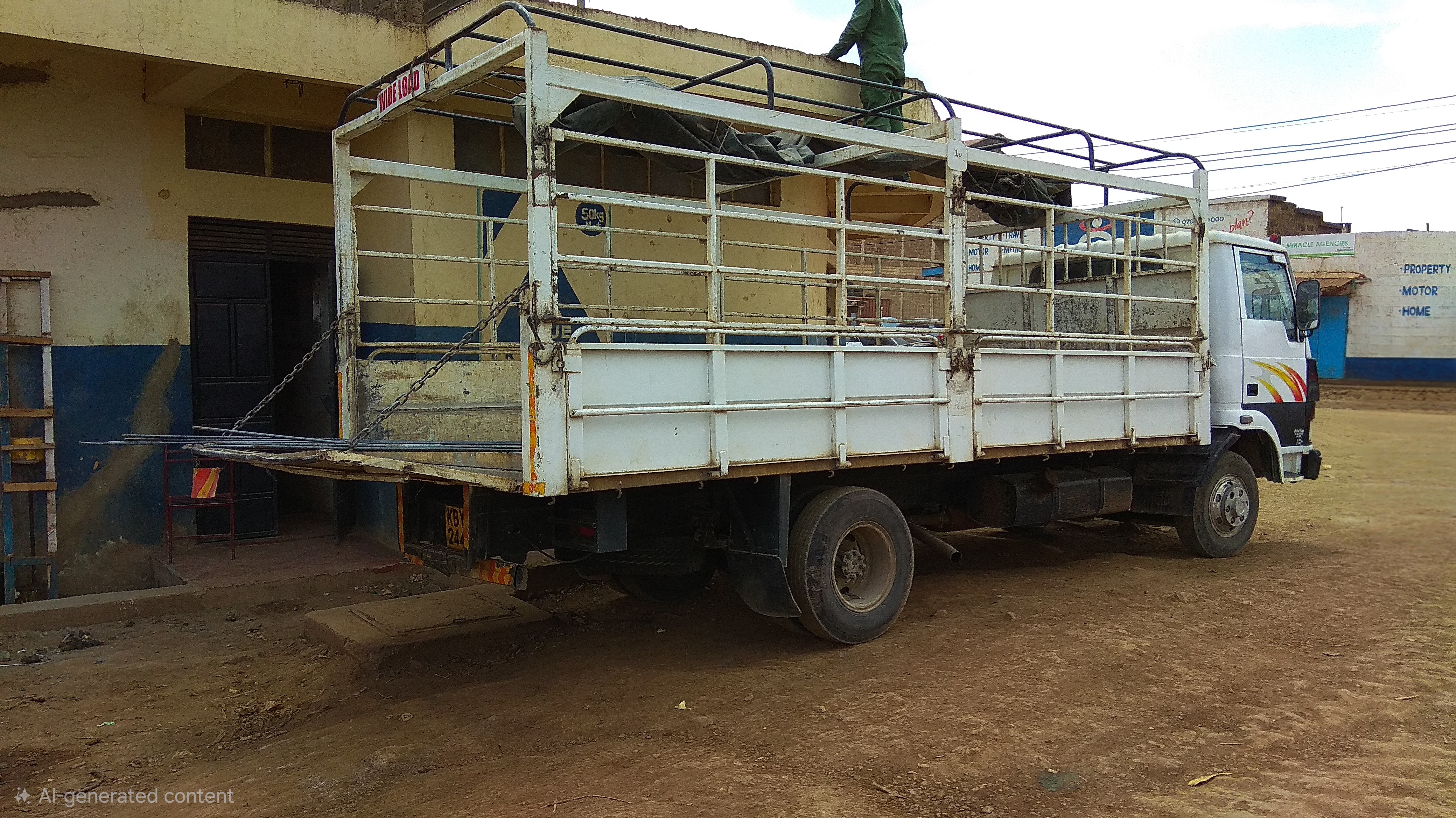 Oloolua Hardware delivery lorry